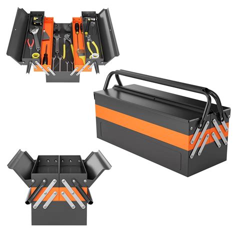 cantilever tool box 5 tray steel 22|Goplus 22.